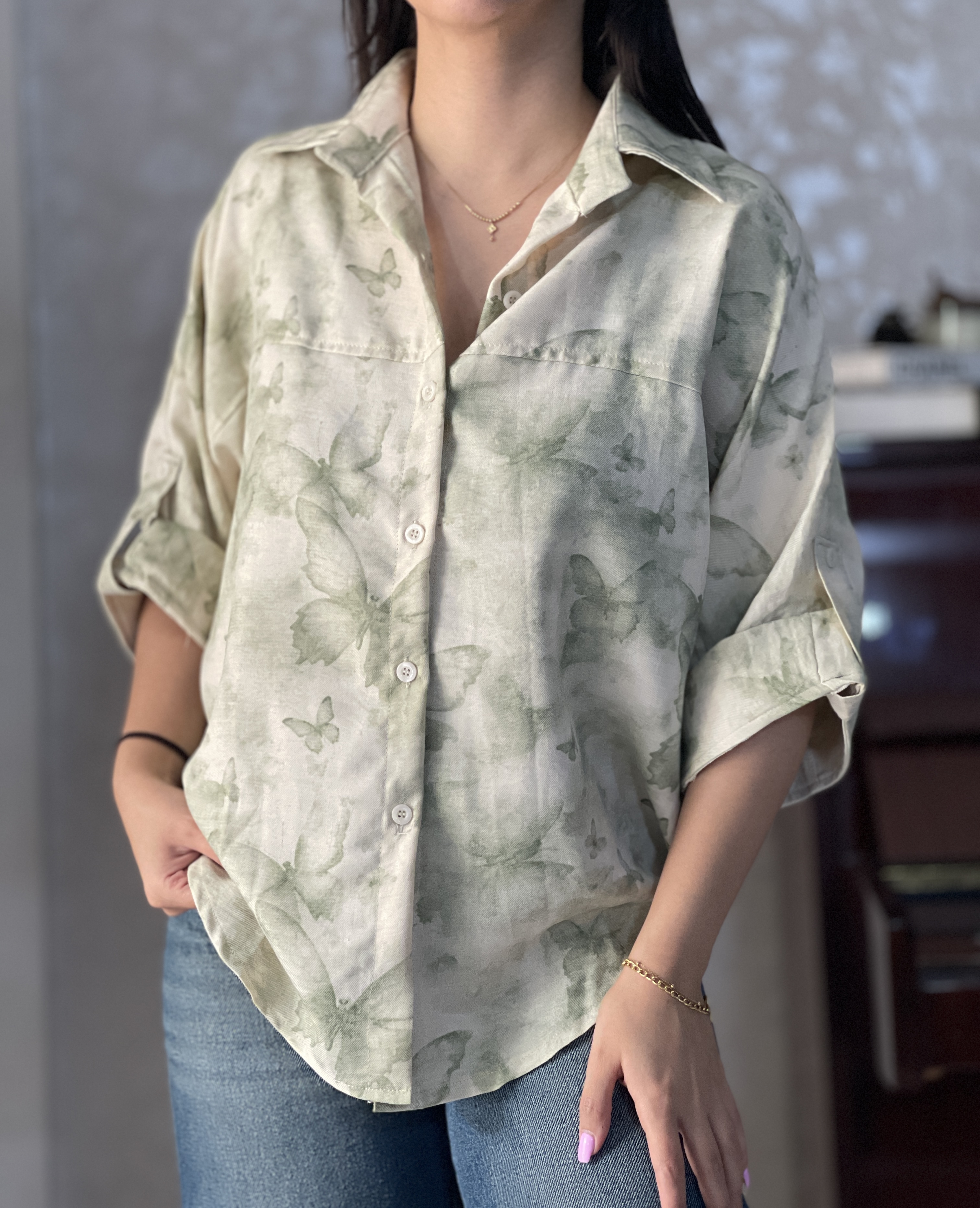 شومیز پروانه ای